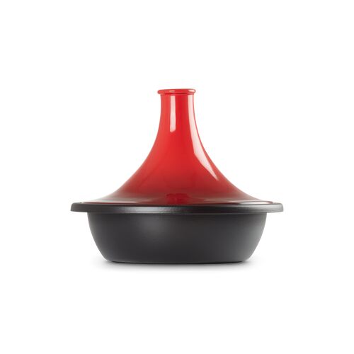 Le Creuset gietijzeren tajine - 35 cm / 5.2 liter - kersenrood