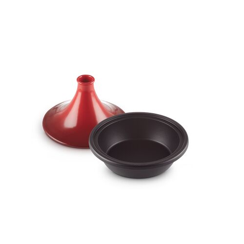 Le Creuset gietijzeren tajine - 31 cm / 3.7 liter - kersenrood