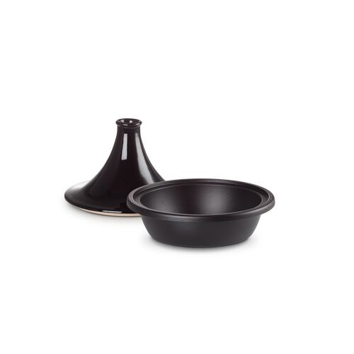 Le Creuset gietijzeren tajine - 31 cm / 3.7 liter - ebbenzwart