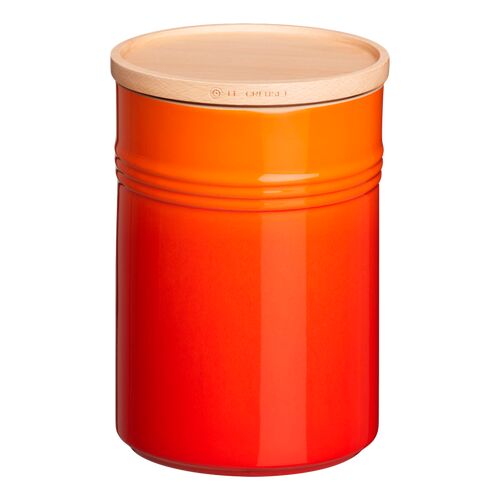 Le Creuset aardewerken voorraadpot XL - 1.9 liter - oranjerood