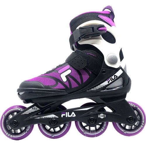 Inline skate Fila J-One junior - zwart / lila