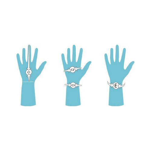 REKD Status handschoen - zwart