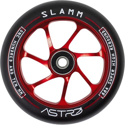 Slamm Astro wiel - 110 mm - rood