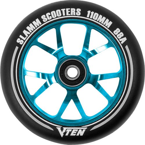 Slamm V-TEN II stuntstep wiel - 110 mm - blauw