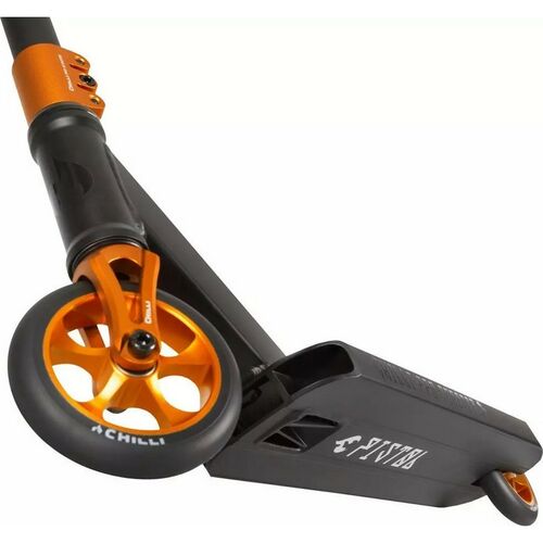 Stuntscooter Chilli Pro Reaper Reloaded - zwart / geel [CLONE]