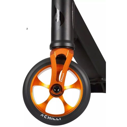 Stuntscooter Chilli Pro Reaper Reloaded - zwart / geel [CLONE]