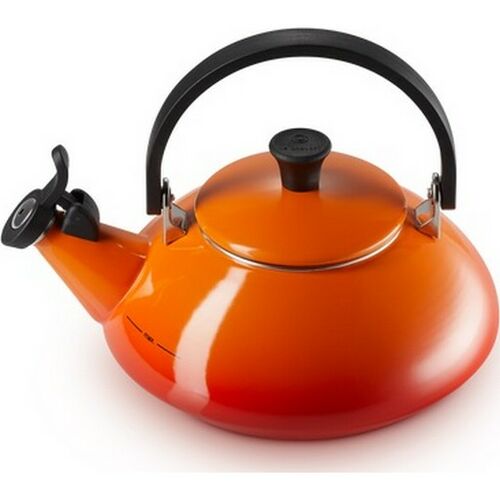 Le Creuset fluitketel Zen - oranjerood