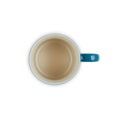 Le Creuset aardewerken koffiebeker - 0.20 liter - deep teal