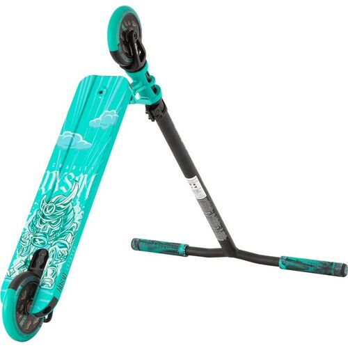 Stuntstep Maddgear MGX Charley Dyson - blauw / rood [CLONE]