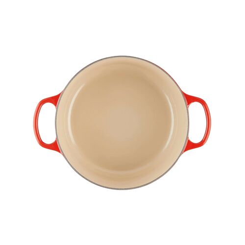 Le Creuset gietijzeren ronde braadpan 30 cm / 8.1 liter - kersenrood