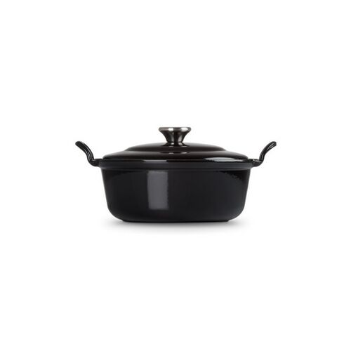 Le Creuset gietijzeren Faitout - 24 cm / 3.0 liter - ebbenzwart