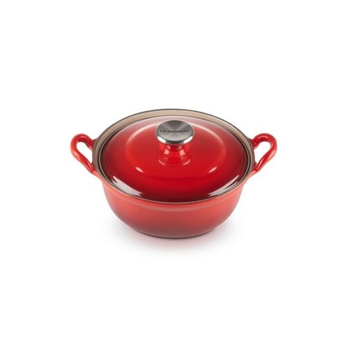 Le Creuset gietijzeren Faitout - 24 cm / 3.0 liter - kersenrood