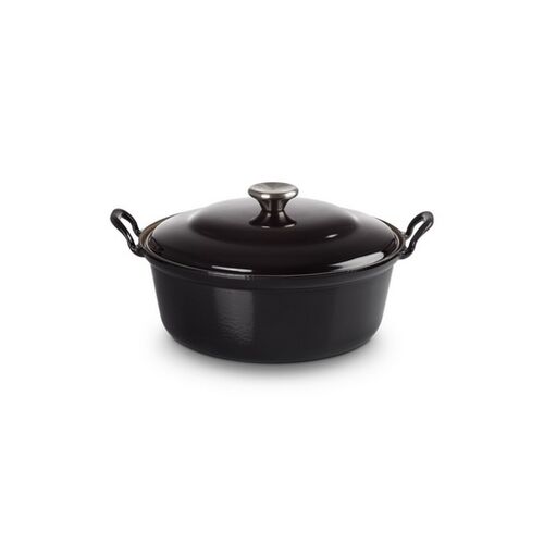 Le Creuset gietijzeren Faitout - 28 cm / 4.9 liter - ebbenzwart