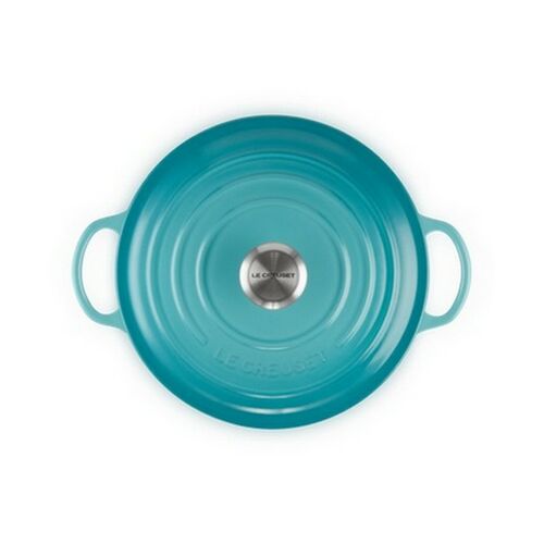 Le Creuset gietijzeren marmite - 26 cm / 4.1 liter - caribbean blue
