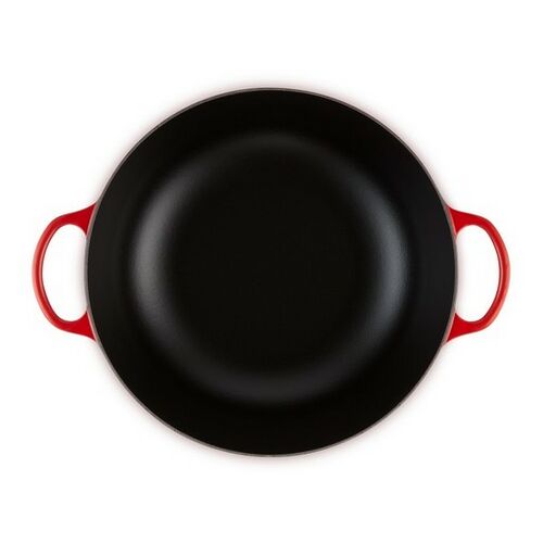 Le Creuset gietijzeren marmite - 32 cm / 7.0 liter - kersenrood