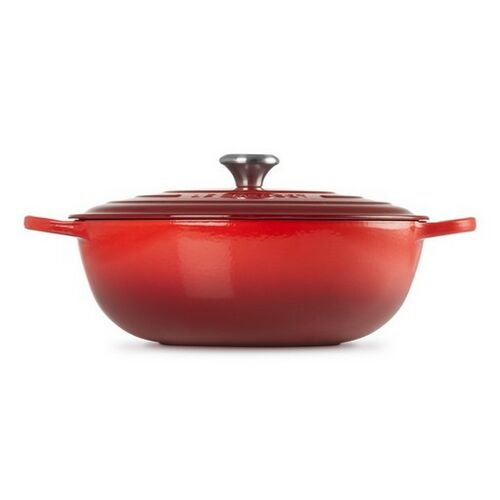 Le Creuset gietijzeren marmite - 26 cm / 4.1 liter - kersenrood