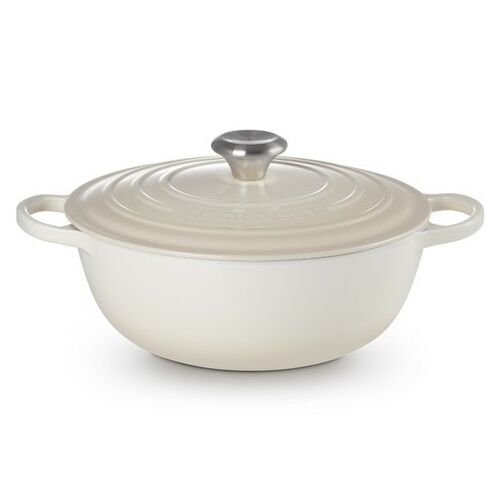 Le Creuset gietijzeren marmite - 26 cm / 4.1 liter - meringue