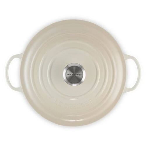 Le Creuset gietijzeren marmite - 26 cm / 4.1 liter - meringue