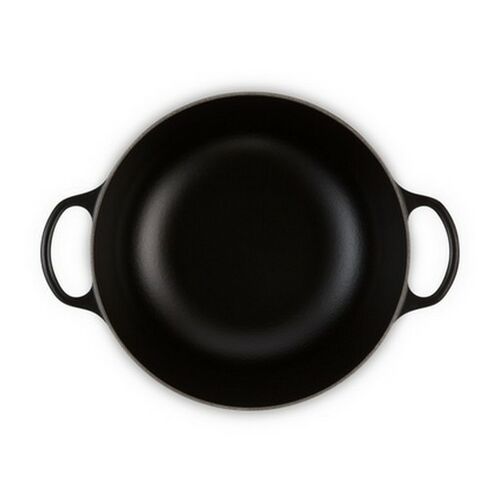 Le Creuset gietijzeren marmite - 32 cm / 7.0 liter - mat zwart