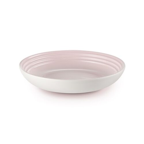 Le Creuset aardewerken diep bord - 22 cm - shell pink