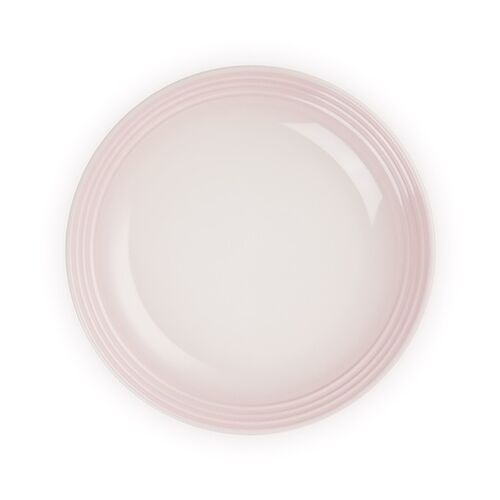 Le Creuset aardewerken diep bord - 22 cm - shell pink