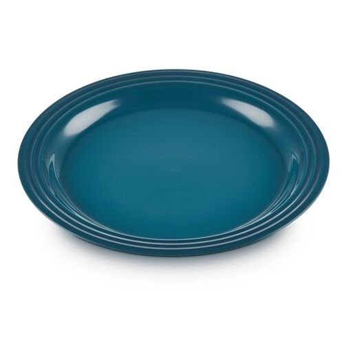 Le Creuset aardewerken dinerbord - 27 cm - deep teal
