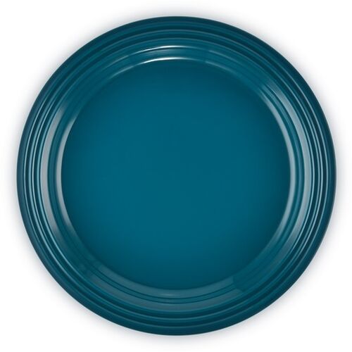 Le Creuset aardewerken dinerbord - 27 cm - deep teal