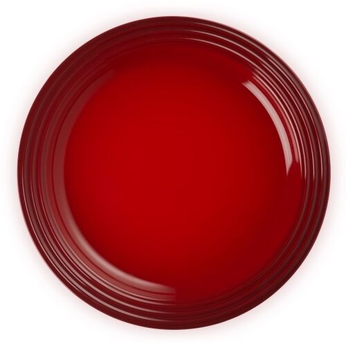 Le Creuset aardewerken dinerbord - 27 cm - kersenrood