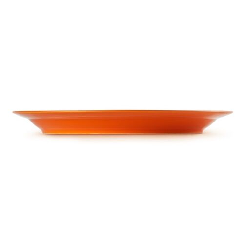 Le Creuset aardewerken dinerbord - 27 cm - oranjerood