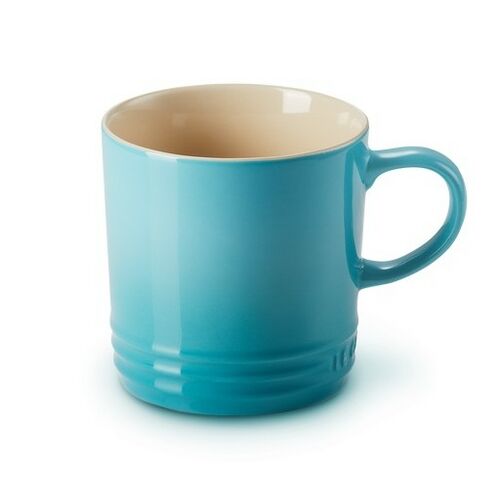 Le Creuset aardewerken mok - 0.35 liter - caribbean blue