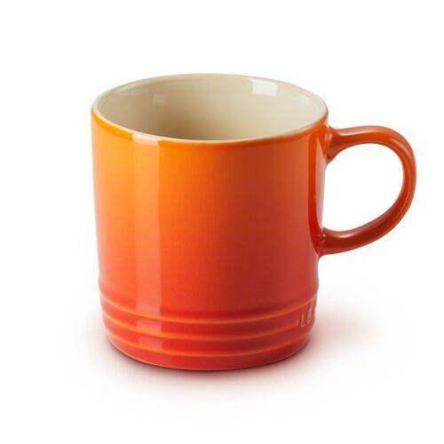 Le Creuset aardewerken mok - 0.35 liter - oranjerood