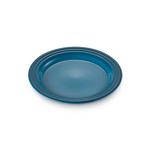 Le Creuset aardewerken ontbijtbord - 22 cm - deep teal