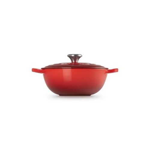Le Creuset gietijzeren marmite - 24 cm / 3.1 liter - kersenrood