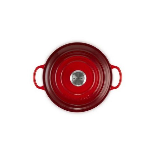 Le Creuset gietijzeren marmite - 24 cm / 3.1 liter - kersenrood