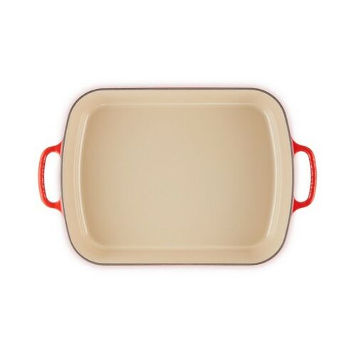 Braadslede in Geëmailleerd Gietijzer Kersenrood 33 cm / 4.9L