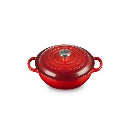 Le Creuset gietijzeren marmite - 22 cm / 2.2 liter - kersenrood
