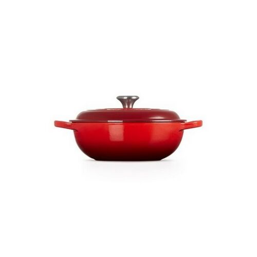 Le Creuset gietijzeren marmite - 22 cm / 2.2 liter - kersenrood