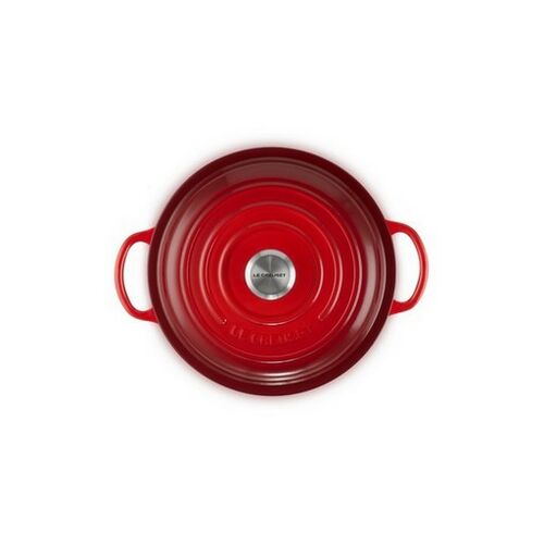 Le Creuset gietijzeren marmite - 22 cm / 2.2 liter - kersenrood