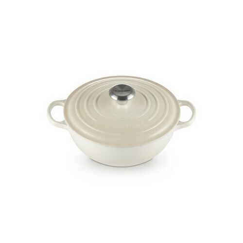 Le Creuset gietijzeren marmite - 24 cm / 3.1 liter - meringue