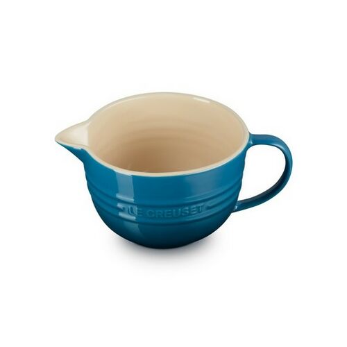 Le Creuset aardewerken mengkom - 2 liter - deep teal