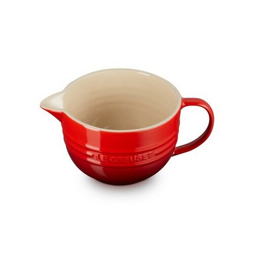 Le Creuset aardewerken mengkom - 2 liter - kersenrood