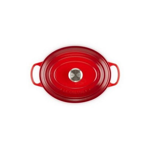 Le Creuset gietijzeren ovale braadpan 17 cm / 0.9 liter - kersenrood