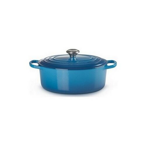 Le Creuset gietijzeren ovale braadpan 27 cm / 4.1 liter - marseille blauw