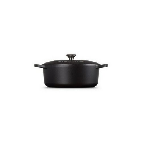 Le Creuset gietijzeren ovale braadpan - 27 cm / 3.4 liter - mat zwart