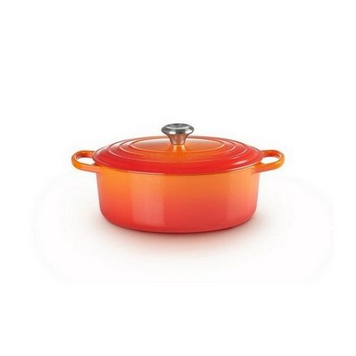 Le Creuset gietijzeren ovale braadpan 27 cm / 4.1 liter - oranjerood