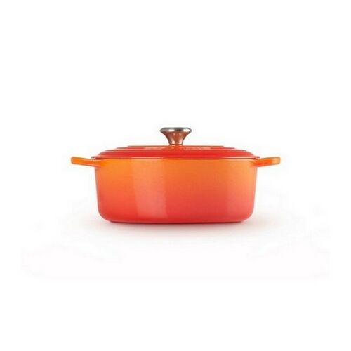 Le Creuset gietijzeren ovale braadpan 27 cm / 4.1 liter - oranjerood