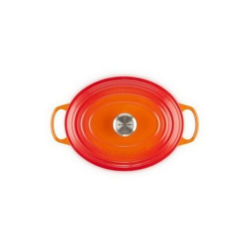Le Creuset gietijzeren ovale braadpan - 27 cm / 3.4 liter - oranjerood
