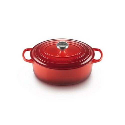 Le Creuset gietijzeren ovale braadpan 29 cm / 4.7 liter - kersenrood