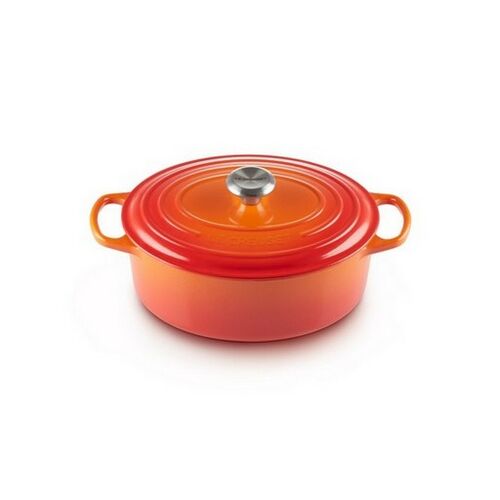 Le Creuset gietijzeren ovale braadpan 29 cm / 4.7 liter - oranjerood