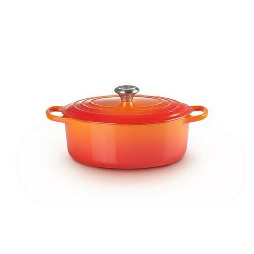 Le Creuset gietijzeren ovale braadpan 29 cm / 4.7 liter - oranjerood